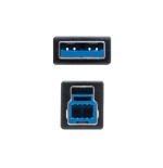Nanocable cable de impresora usb-a 3.0 macho a usb-b macho 2m
