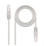 Nanocable cable de red rj45 cat.6 utp awg24 15m - gris