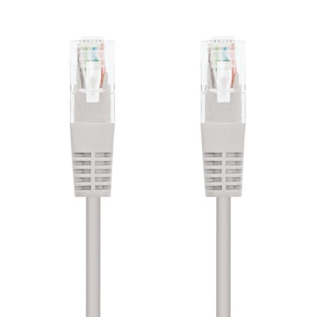 Nanocable cable de red rj45 cat.6 utp awg24 15m - gris