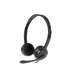 Auriculares natec canary go con microfono negro