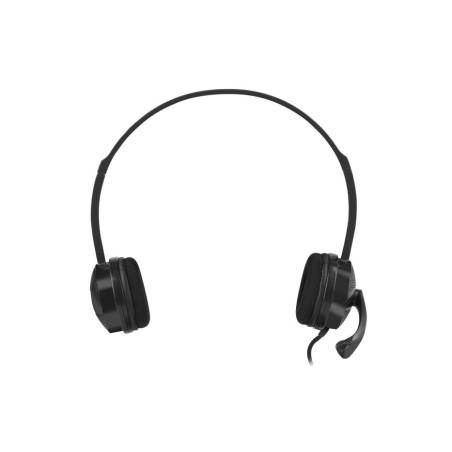 Auriculares natec canary go con microfono negro
