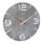 Tfa-dostmann 60.3536.15 reloj de pared alrededor gris, blanco