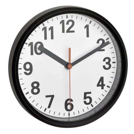Tfa 60.3538.01 reloj de pared radio analogico negro