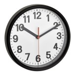Tfa 60.3538.01 reloj de pared radio analogico negro