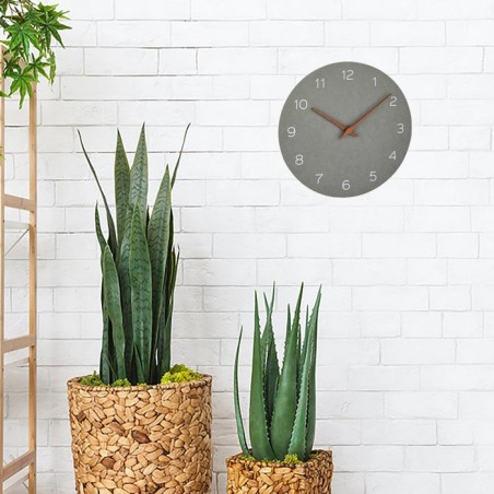 Tfa 60.3054.10 reloj de pared analogico gris