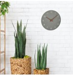 Tfa 60.3054.10 reloj de pared analogico gris