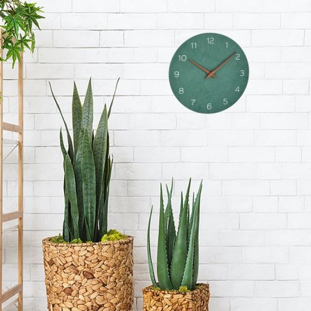 Tfa 60.3054.04 reloj de pared analogico verde jade