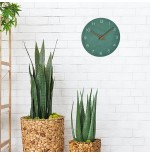 Tfa 60.3054.04 reloj de pared analogico verde jade