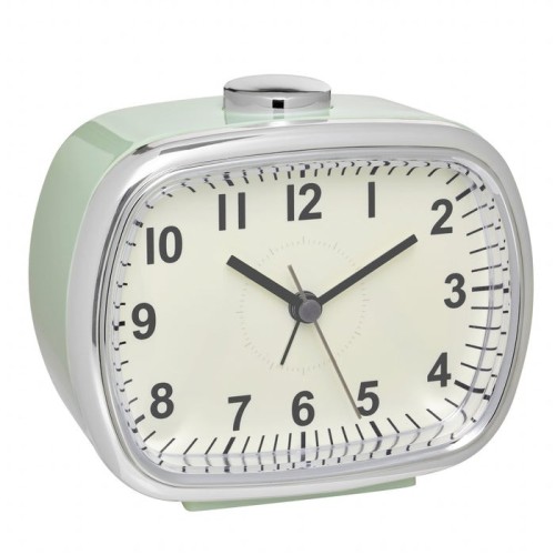 Tfa 60.1032.04 reloj despertador analogico menta
