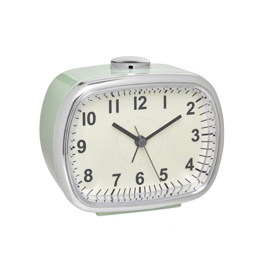 Tfa 60.1032.04 reloj despertador analogico menta