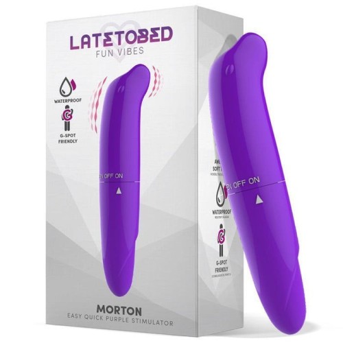 Vibrador morton estimulador easy quick púrpura