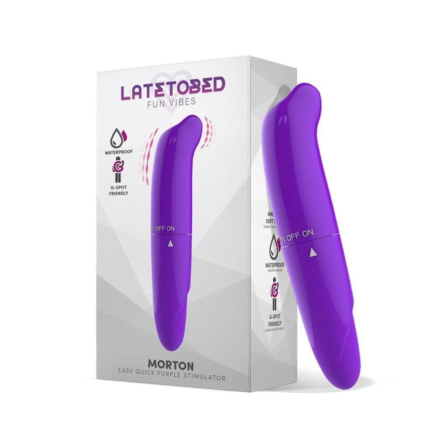 Vibrador morton estimulador easy quick púrpura