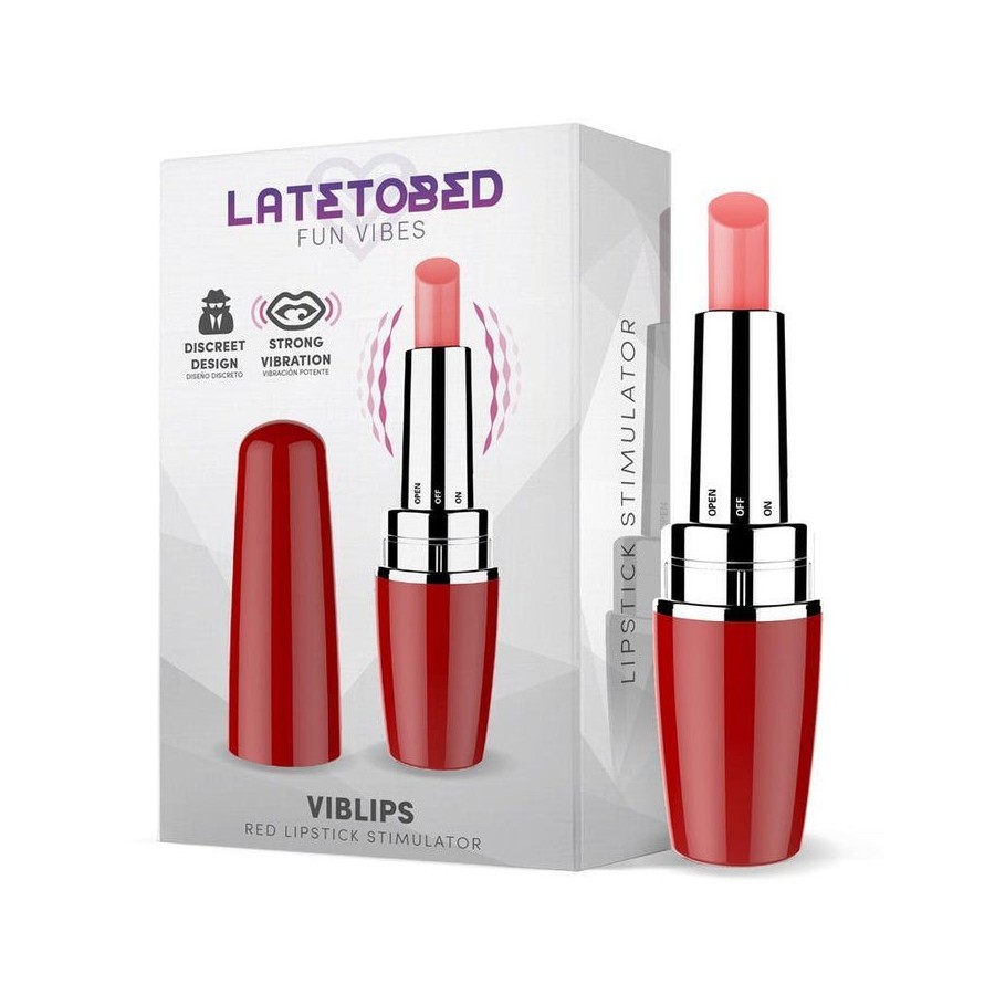Viblips estimulator pintalabios rojo