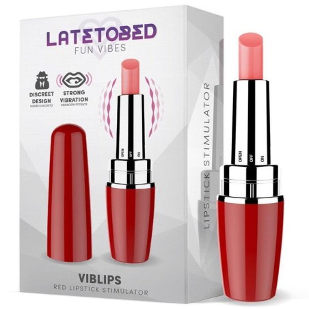 Viblips estimulator pintalabios rojo