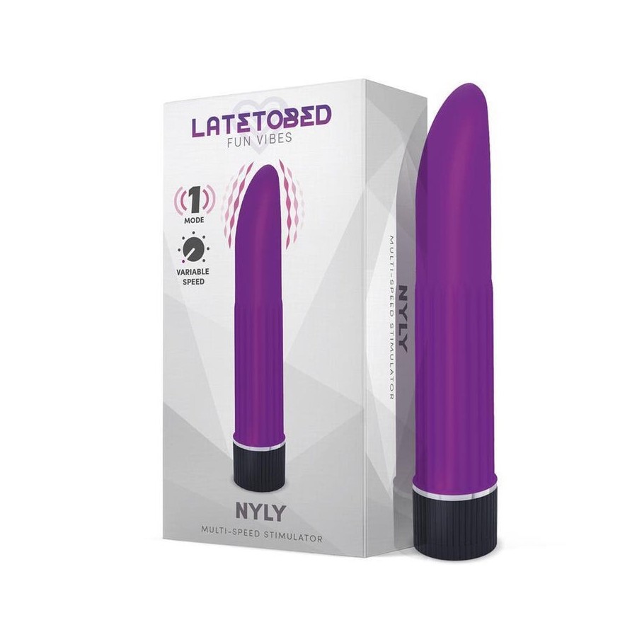 Nyly estimulador multi-velocidad púrpura