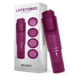 Estimulador heady  con 4 cabezales púrpura