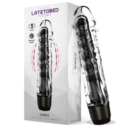 Chris vibrador multi velocidad negro