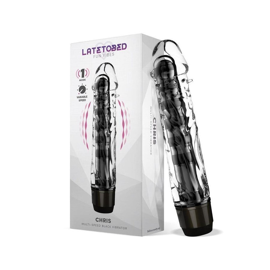 Chris vibrador multi velocidad negro