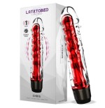 Chris vibrador multi velocidad rojo