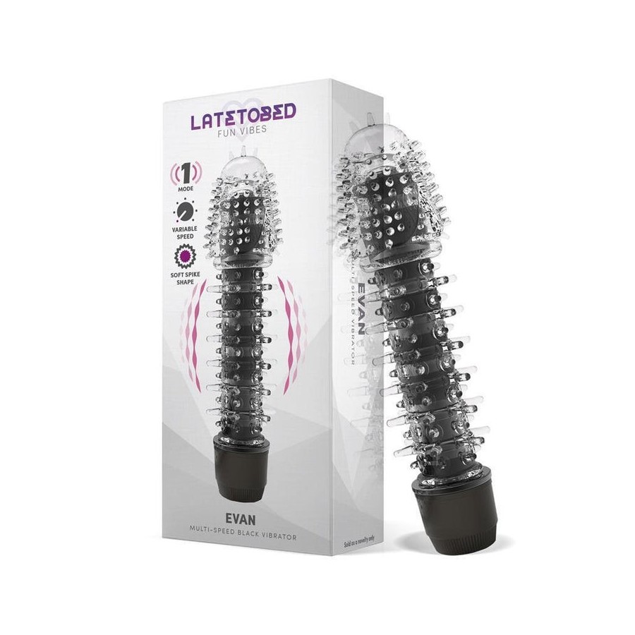 Evan vibrador multi velocidad negro