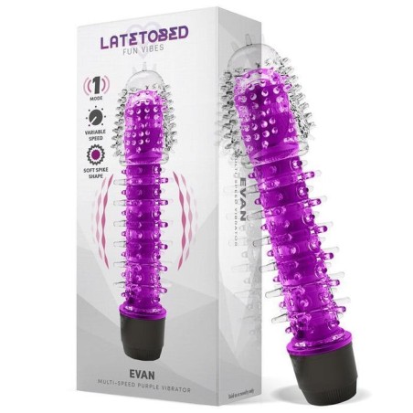 Evan vibrador multi velocidad púrpura