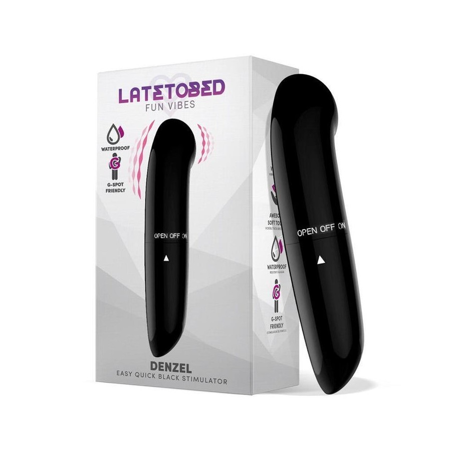 Vibrador denzel estimulador easy quick negro