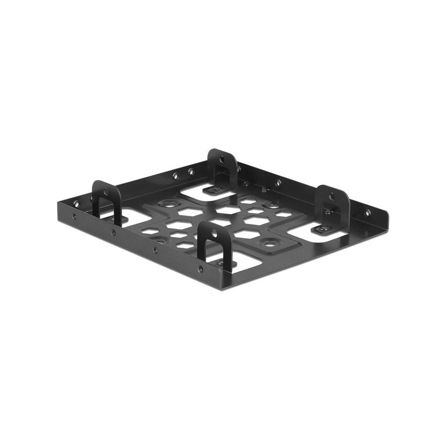 Delock 21324 marco de instalación 2x 2.5 "a 3.5" aluminio negro