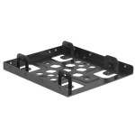 Delock 21324 marco de instalación 2x 2.5 "a 3.5" aluminio negro