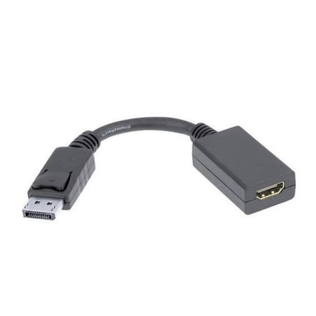 Nanocable conversor displayport a hdmi - dp/m-hdmi a/h - 15 cm - negro