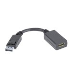 Nanocable conversor displayport a hdmi - dp/m-hdmi a/h - 15 cm - negro