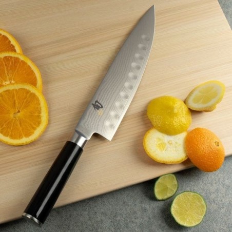 Cuchillo de cocina kai shun filo alveolar, 20 cm