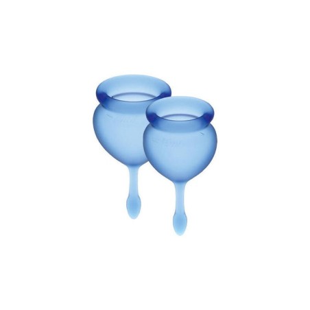 Satisfyer feel good menstrual cup dark blue
