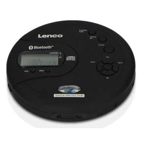 Lenco cd-300, reproductor de mp3, lcd, negro