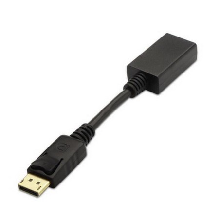 Nanocable conversor displayport a hdmi - dp/m-hdmi a/h - 15 cm - negro