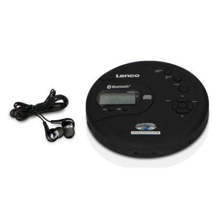 Lenco cd-300, reproductor de mp3, lcd, negro