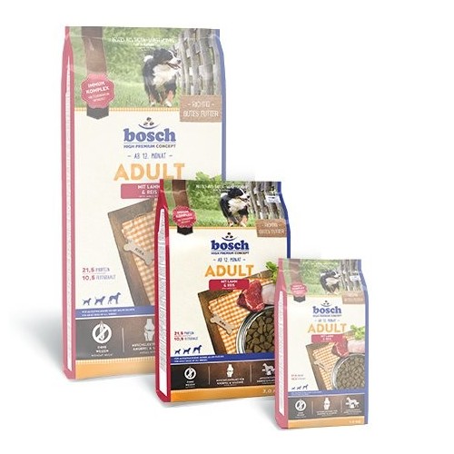Bosch 01030 adult cordero y arroz 3 kg