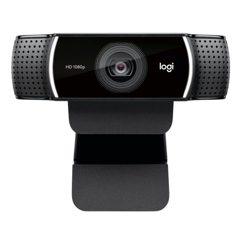 Logitech webcam c922 pro stream 1920 x 1080pixeles usb negro 960-001088