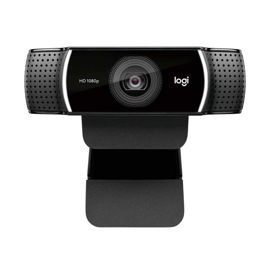 Logitech webcam c922 pro stream 1920 x 1080pixeles usb negro 960-001088