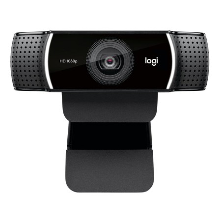 Logitech webcam c922 pro stream 1920 x 1080pixeles usb negro 960-001088