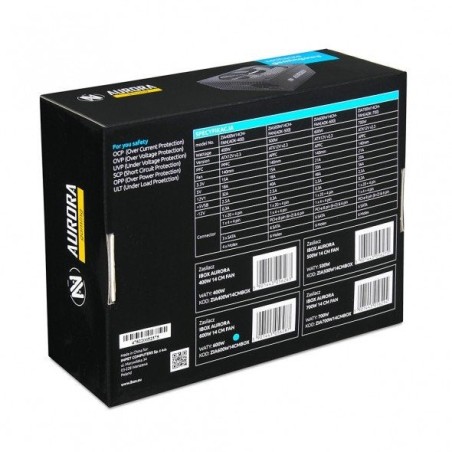 Fuente de alimentación ibox aurora 700w 14 cm fan zia700w14cmbox
