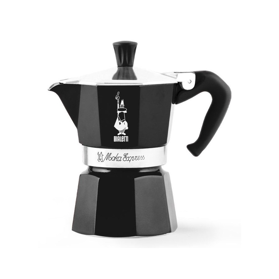 Cafetera italiana bialetti moka exress negro