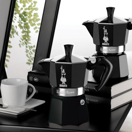 Cafetera italiana bialetti moka exress negro