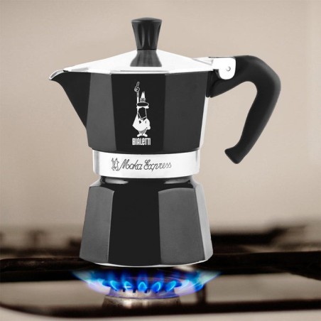 Cafetera italiana bialetti moka exress negro