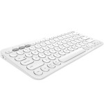 Teclado alemán logitech k380 multi-device bluetooth qwertz blanco