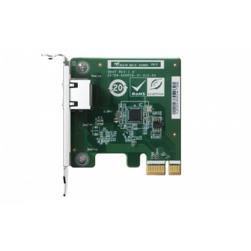 Qnap tarjeta de red ethernet 2500 mbit/s qnap accesorio qxg-2g1t-i225