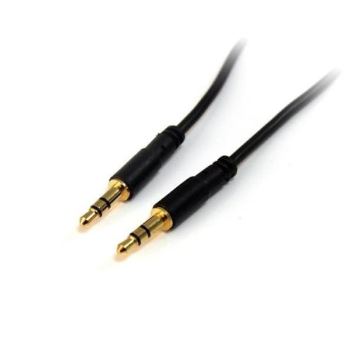 Startech cable audio estereo 3.5mm macho a macho 4.6m negro