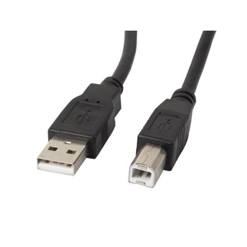 Lanberg cable impresora usb macho a usb macho con ferrita negro 1 m