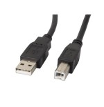 Lanberg cable impresora usb macho a usb macho con ferrita negro 1 m