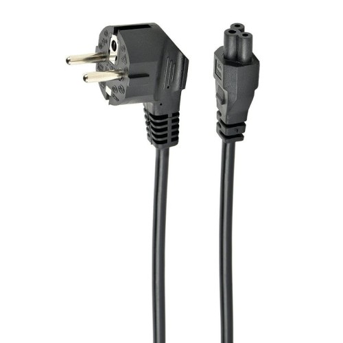 Gembird cable alimentacion c5 trebol 220v 1.80m negro pc-186-ml12