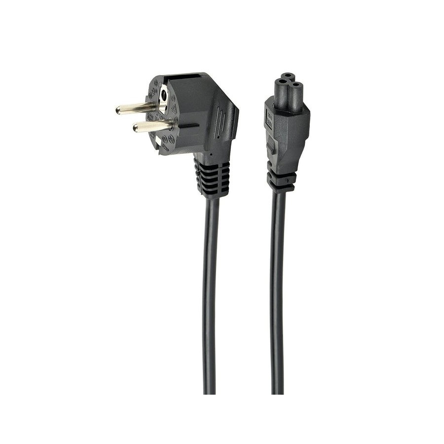 Gembird cable alimentacion c5 trebol 220v 1.80m negro pc-186-ml12